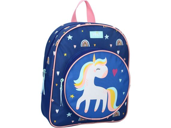 Prêt Collect Kindness Rugzak - Blauw - Eenhoorn