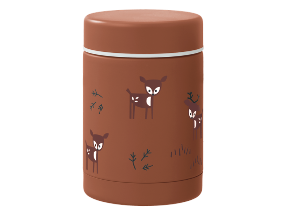Fresk Thermos voedselcontainer - Deer amber brown