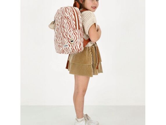 Zebra Trends Kinderrugzak - Zebra bruin