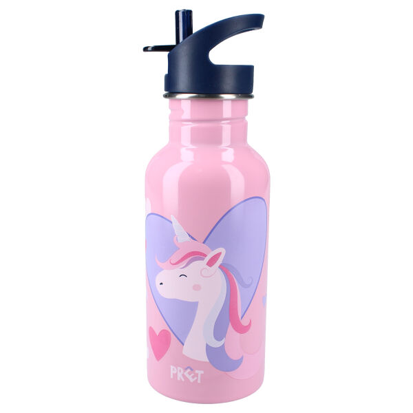 Prêt Drink up! Drinkfles - Roze - Eenhoorn