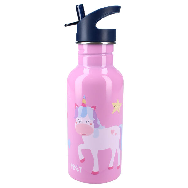 Prêt Drink up! Drinkfles - Roze - Eenhoorn