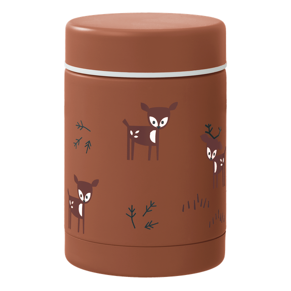Fresk Thermos voedselcontainer - Deer amber brown